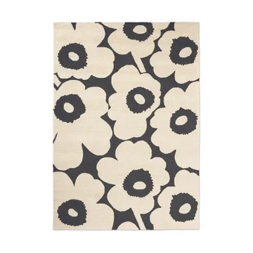 Unikko outdoor rug - Charcoal-white, 250x350 cm - Marimekko