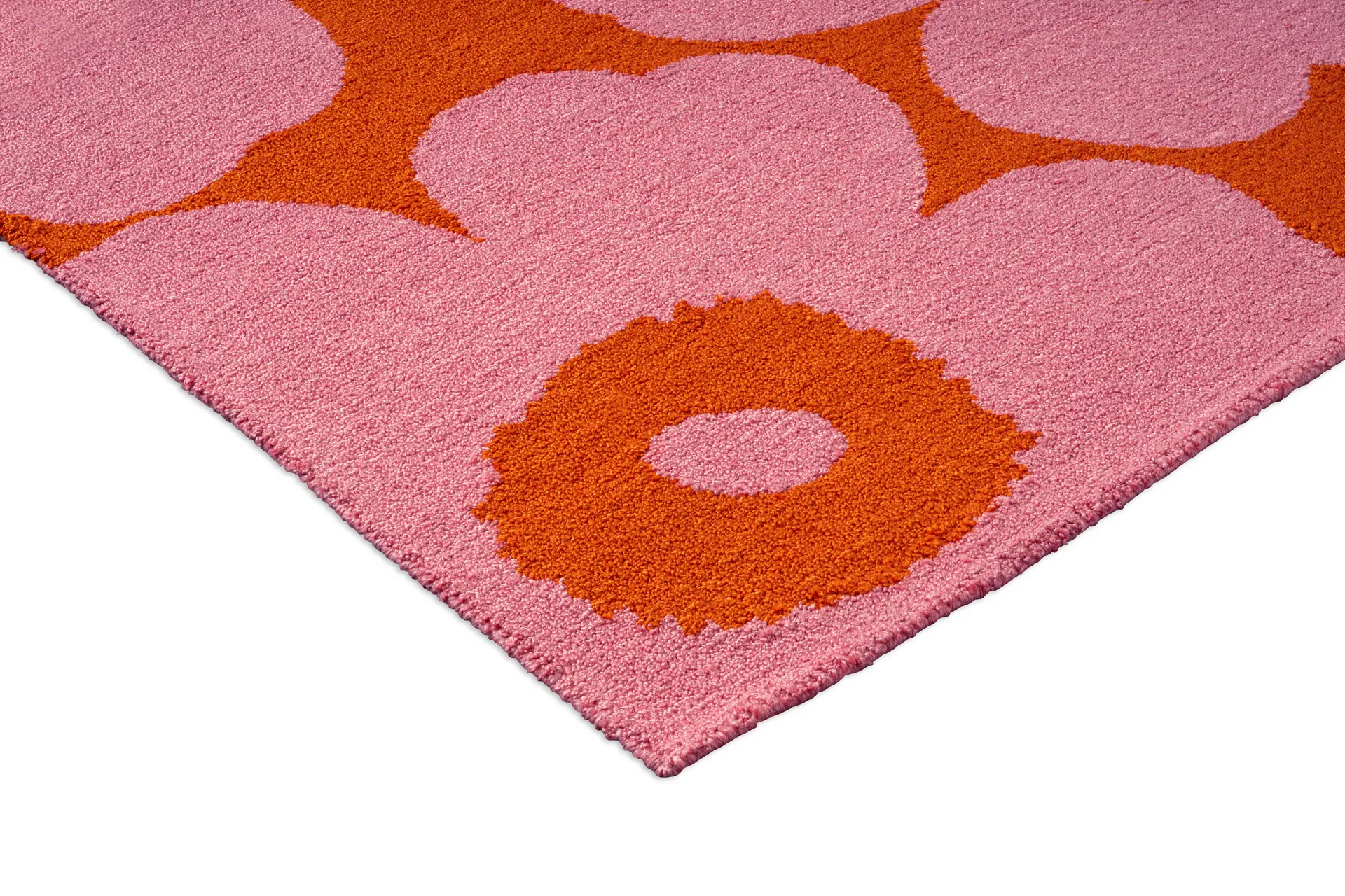 Unikko outdoor rug, Pink-orange, 160x230 cm Marimekko