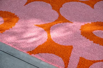 Unikko outdoor rug - Pink-orange, 200x280 cm - Marimekko