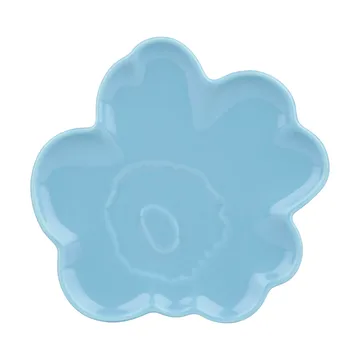Unikko shape bowl 2-pack - Forget-me-not, stoneware - Marimekko