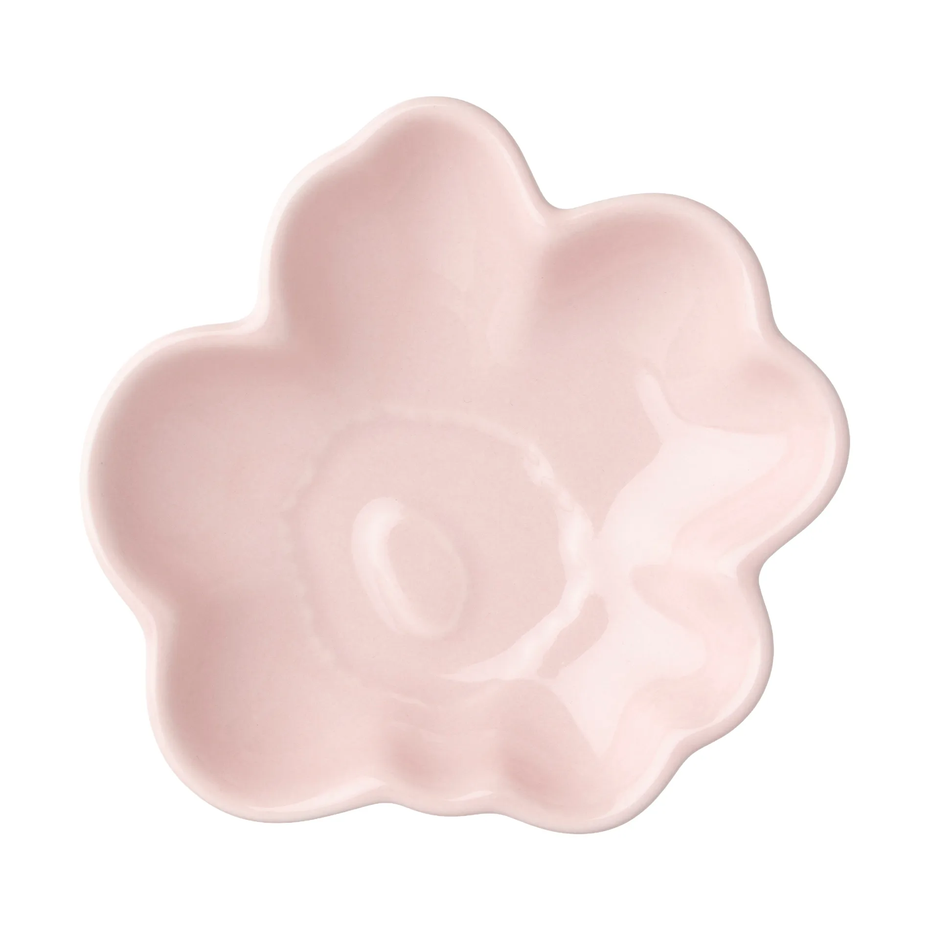 Unikko shape plate 9 cm, Pink Marimekko
