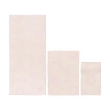 Unikko towel set 3 pieces - White-light pink - Marimekko