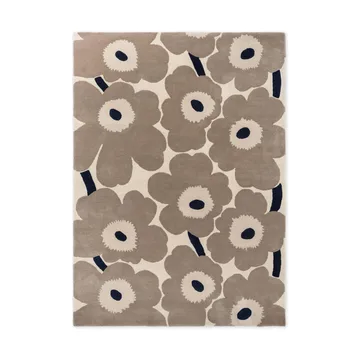 Unikko wool rug - Greige, 140x200 cm - Marimekko