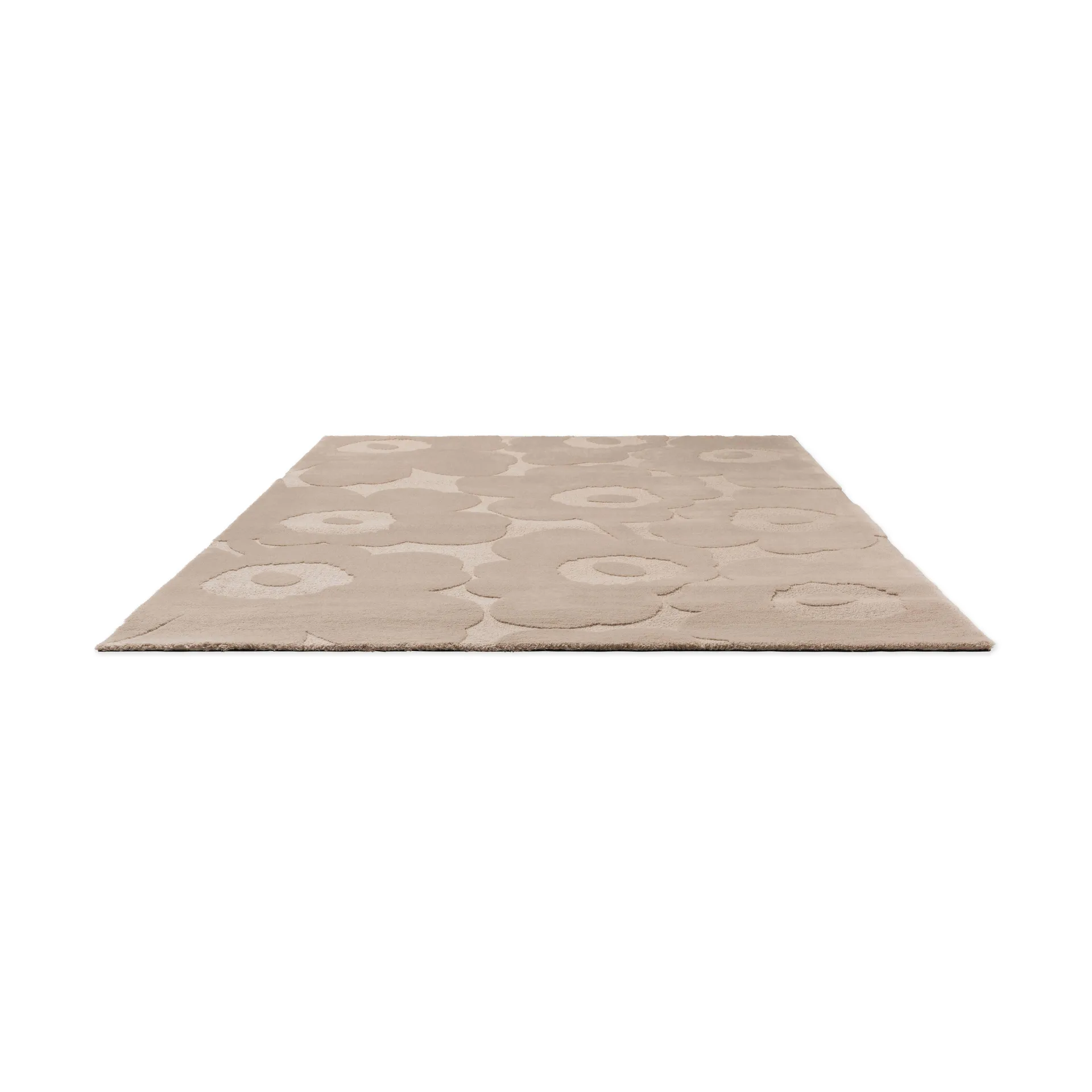 Unikko wool rug, Light beige, 250x350 cm Marimekko