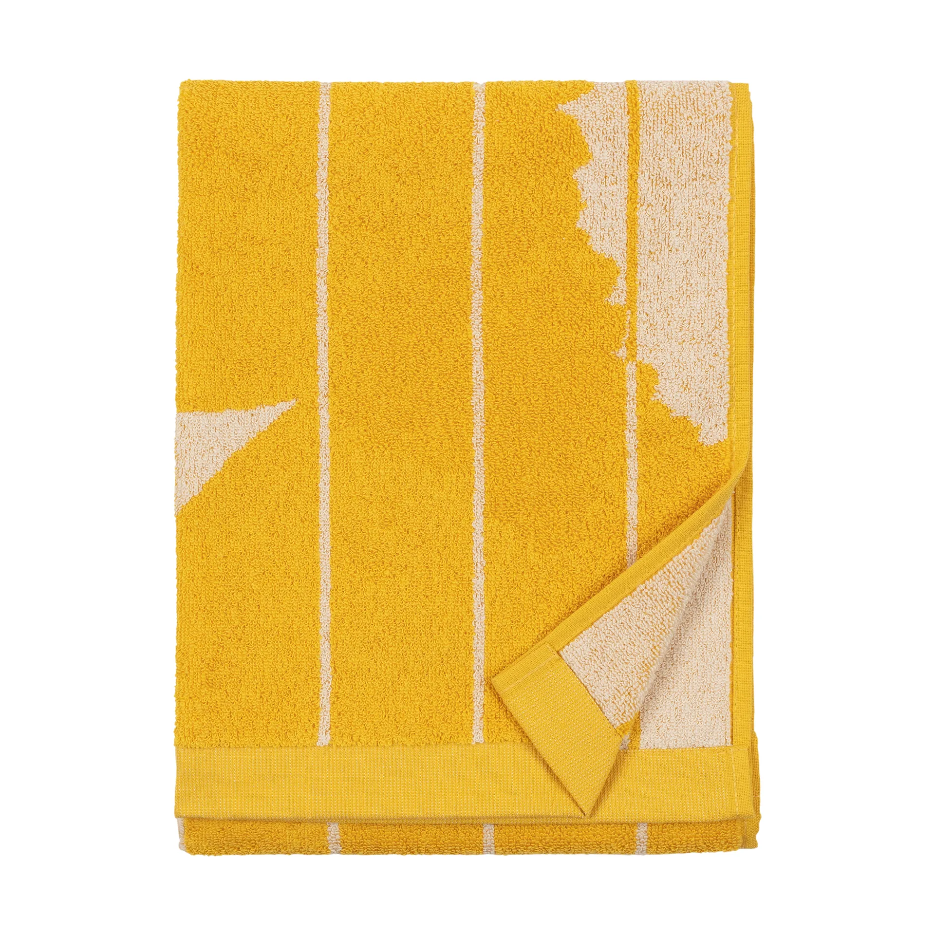 Vesi Unikko hand towel 50x70 cm, Spring yellow-ecru Marimekko