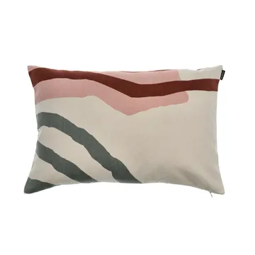 Vuosirenkaat pillowcase 40x60 cm - Beige-green-pink - Marimekko