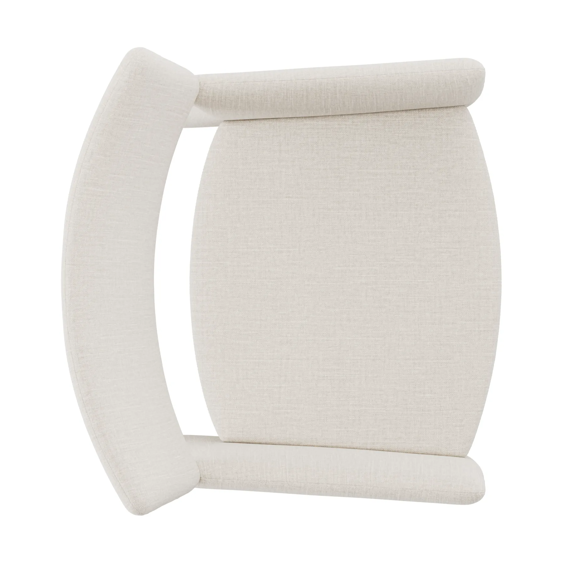 Crown Easy Chair, Linara 05 Porridge Massproductions