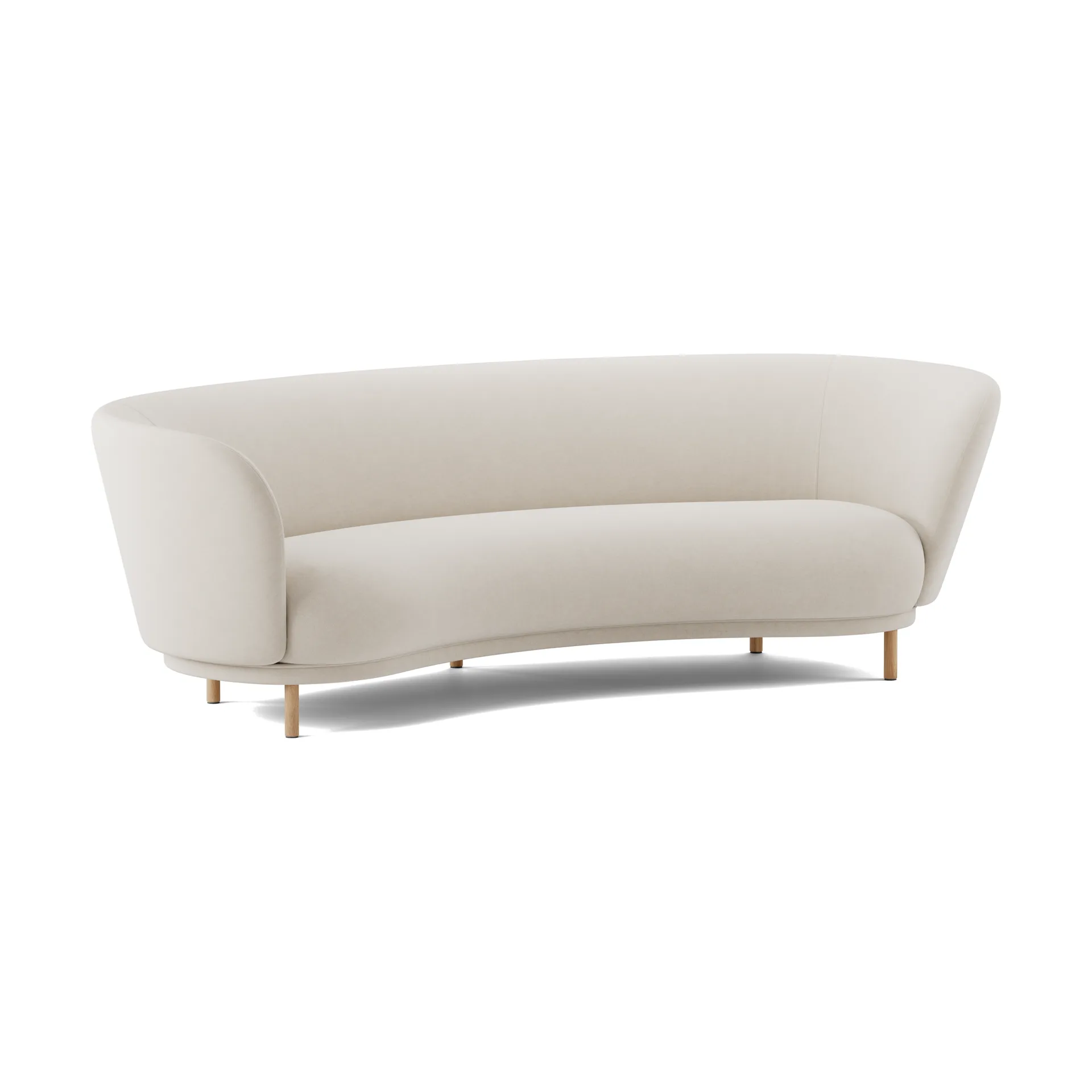 Dandy 3-seater sofa, Natural oak-Tonus 4 364 Massproductions