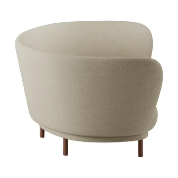 Dandy 3-seater sofa - Walnut-Ecriture 240 - Massproductions
