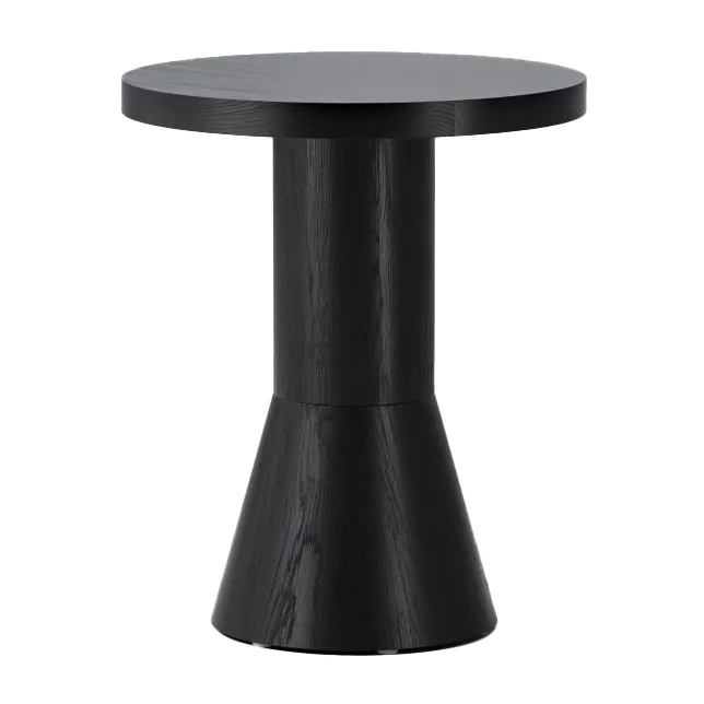 Draft table 40 cm, Black stained ash Massproductions