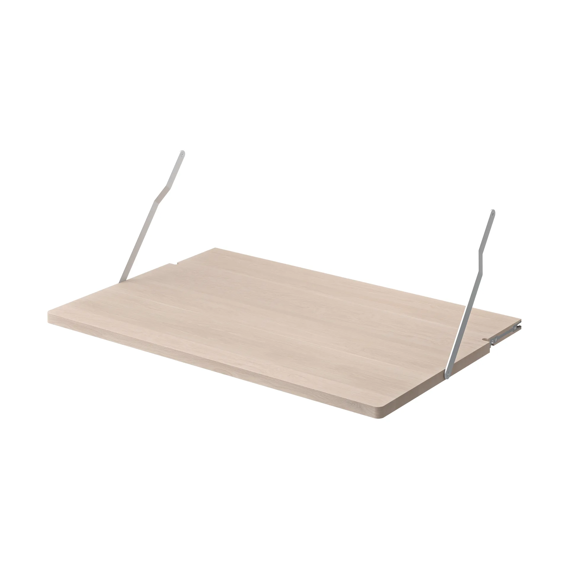 Gridlock Desk writing shelf, Natural Ash Massproductions