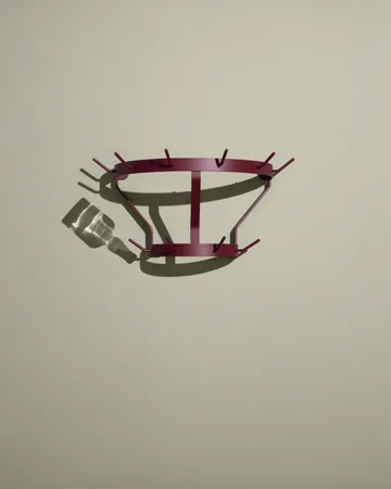 Marcel clothes hanger wall-mounted - Wine red - Massproductions