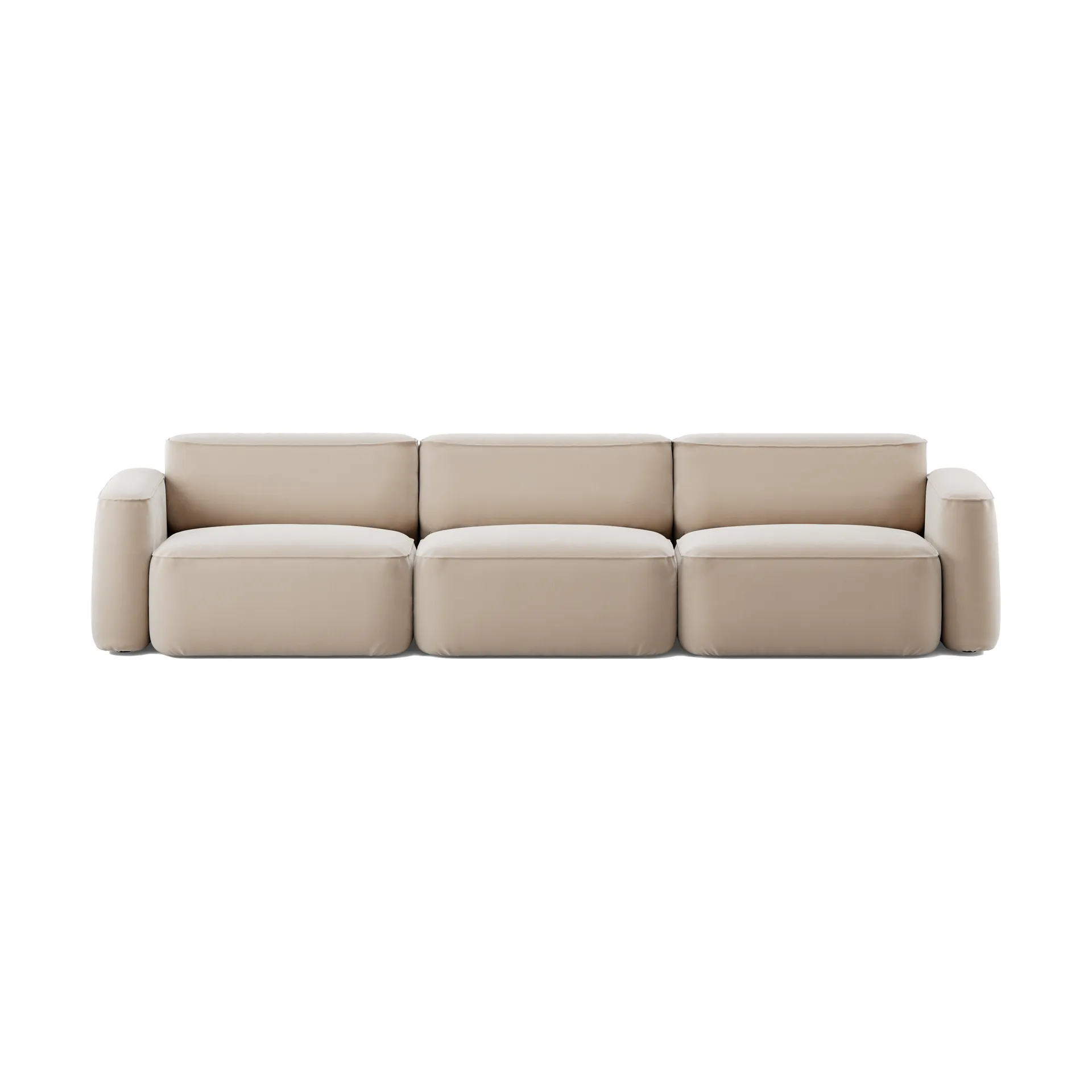 Patch 3-seater sofa, Atlantis 52 Alabaster Massproductions