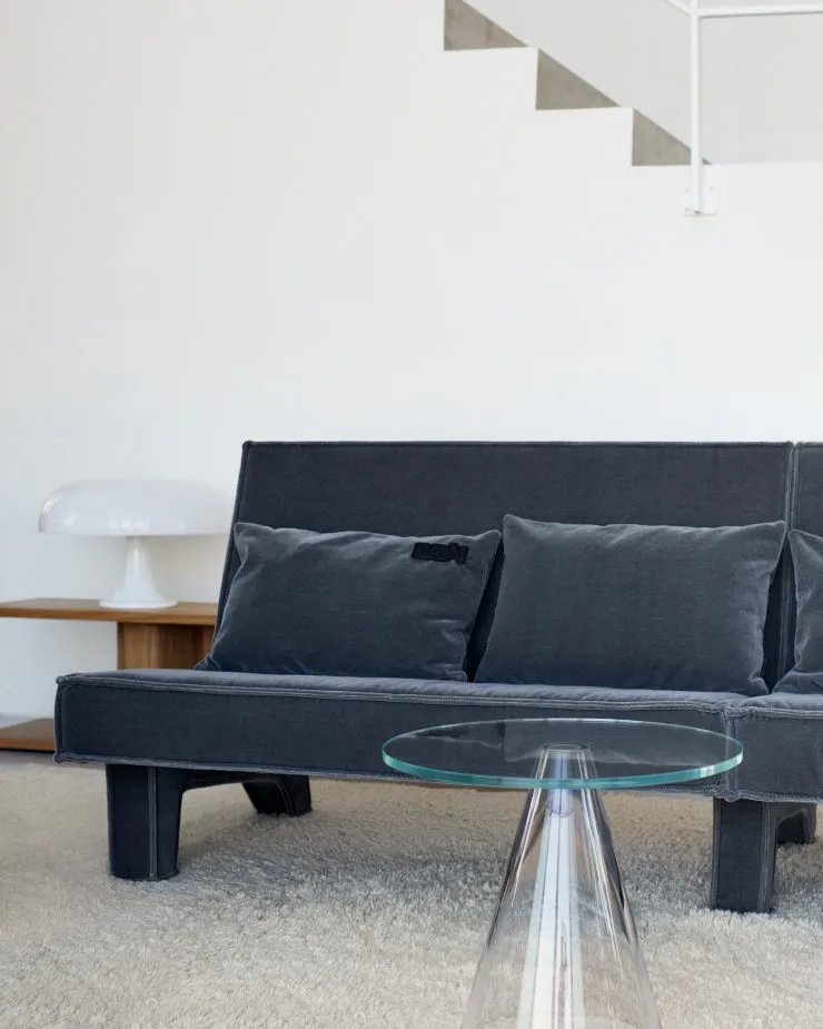 Sander table 48 cm, glass Massproductions