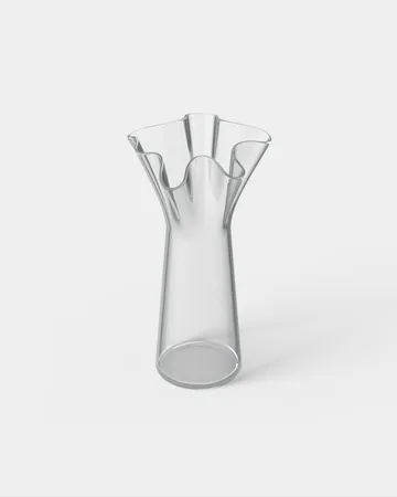 Trippy vase - Clear glass - Massproductions