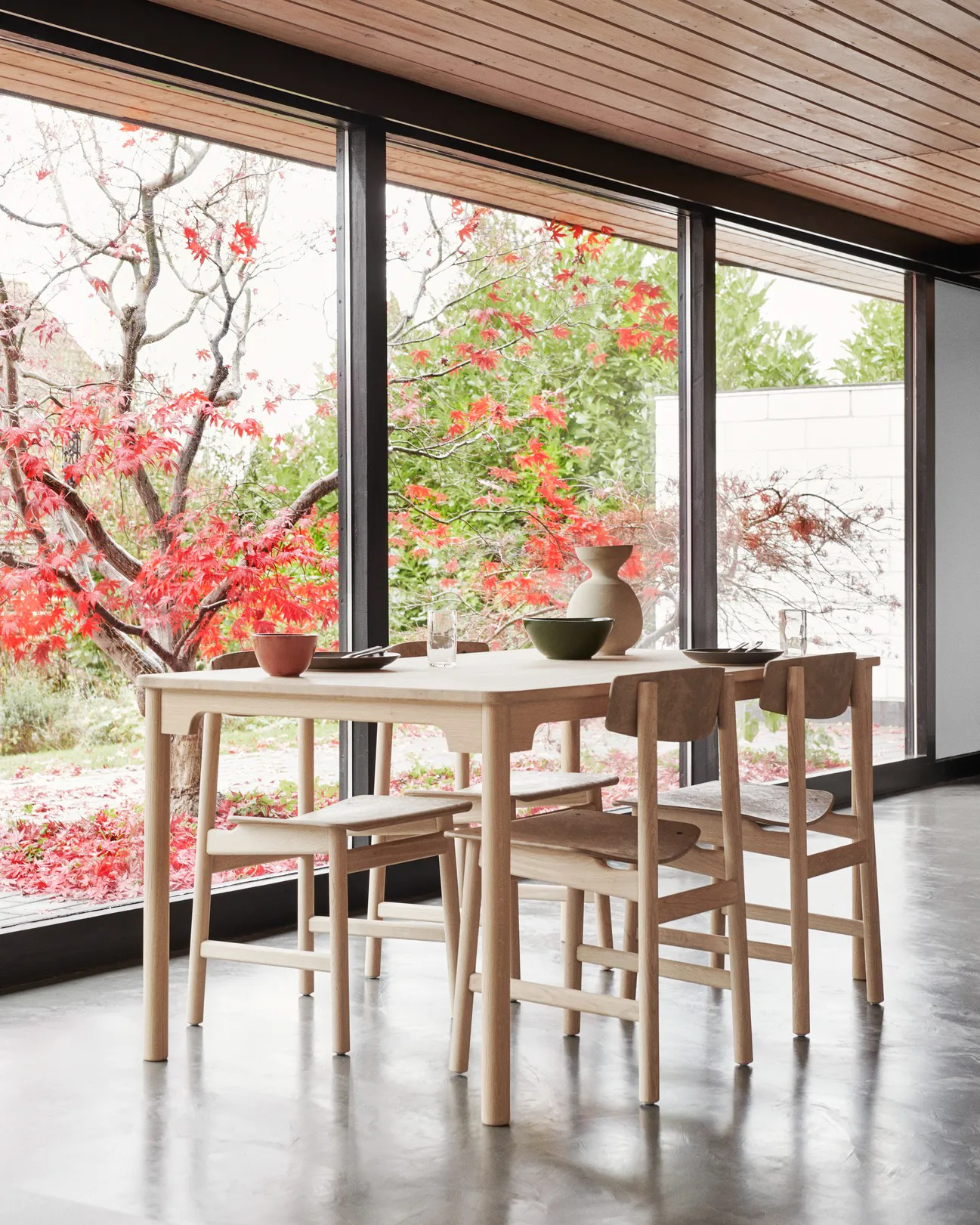 Conscious BM5462 table 90x160 cm, Soaped oak Mater