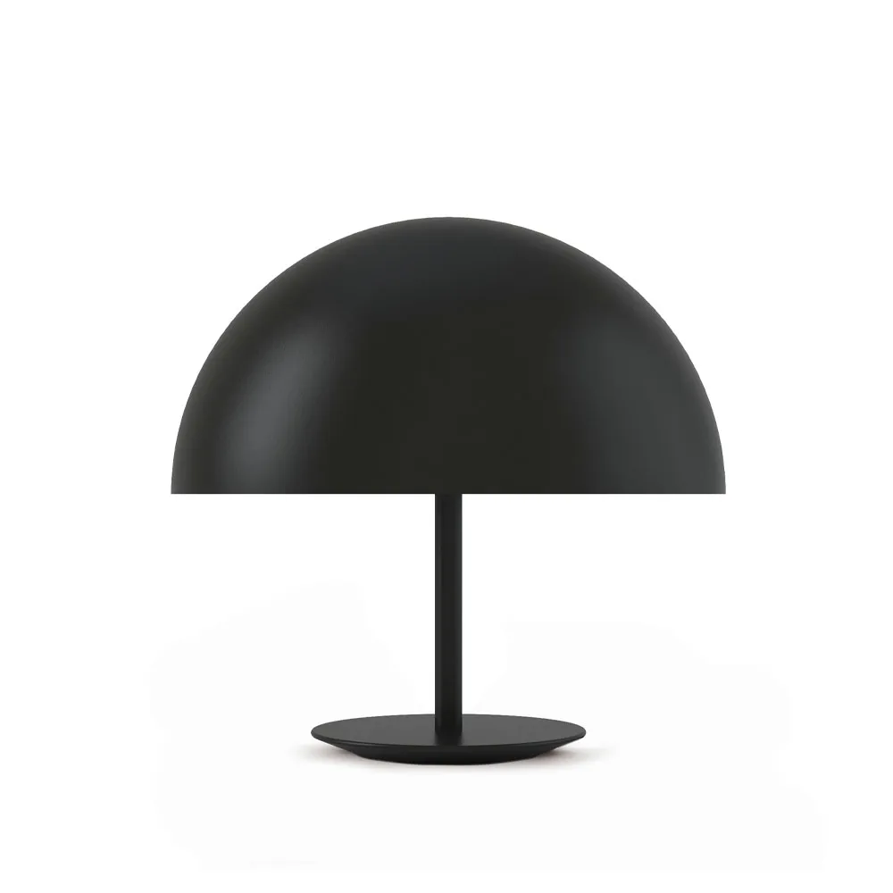 Dome table lamp, black Mater