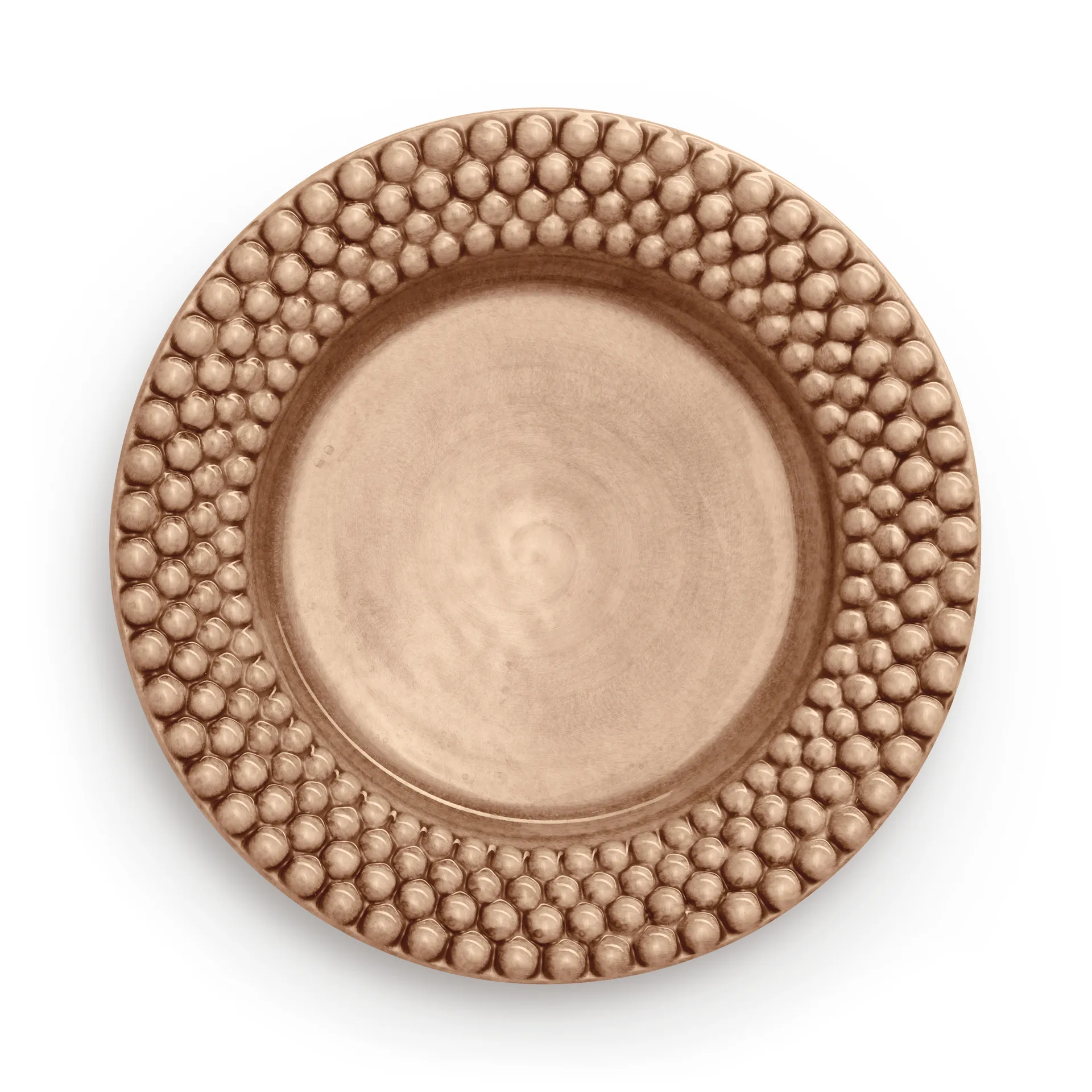 Bubbles plate 28 cm, cinnamon Mateus