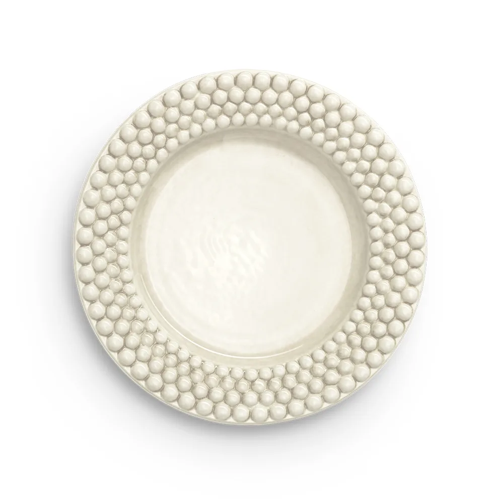 Bubbles plate 28 cm, Sand Mateus