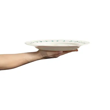 Flowers tulips dinner plate Ø28 cm - White - Mateus