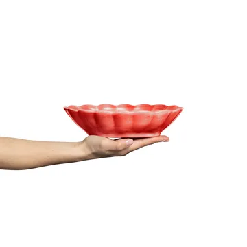 Oyster bowl 18x23 cm - Red - Mateus
