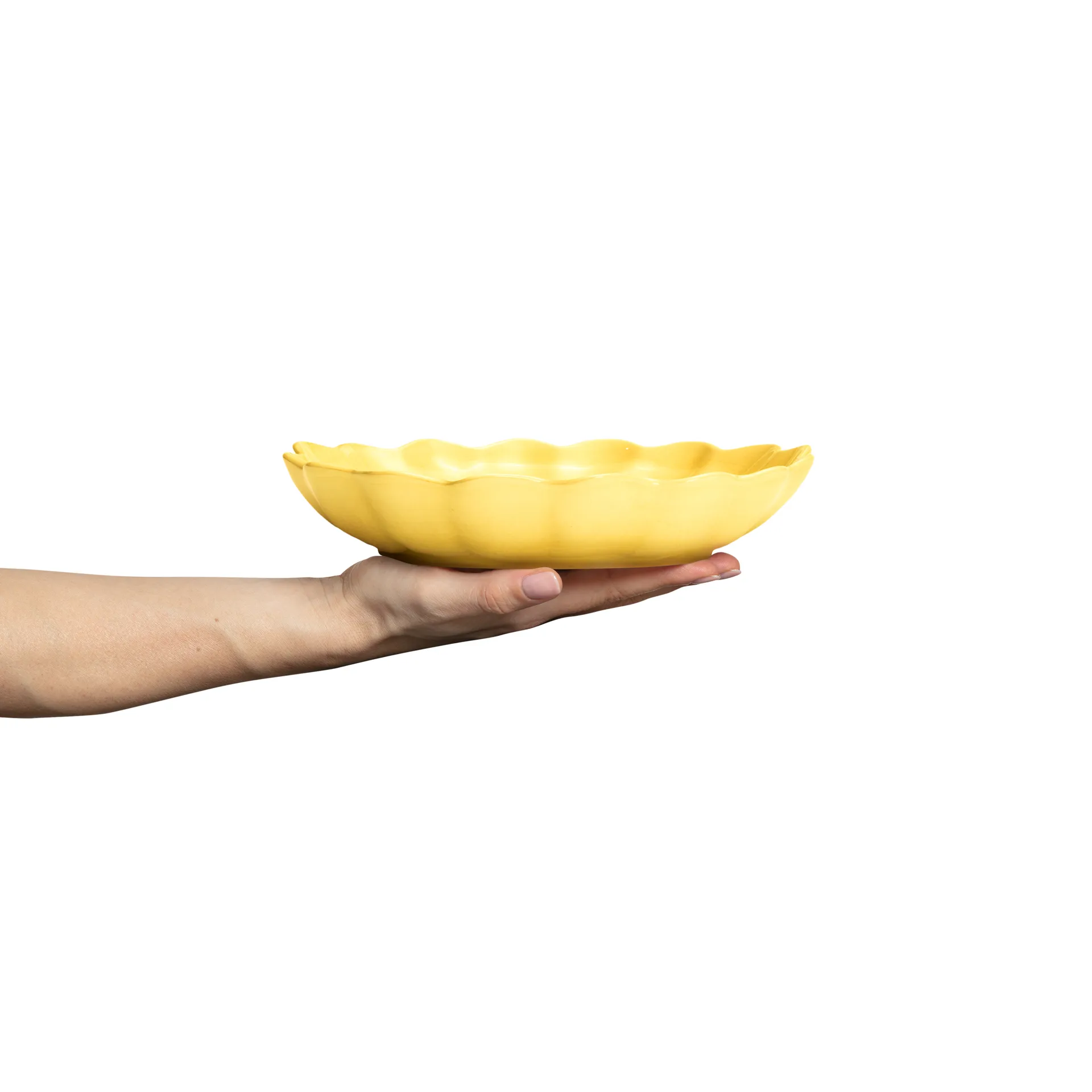 Oyster bowl Ø24 cm, Yellow Mateus