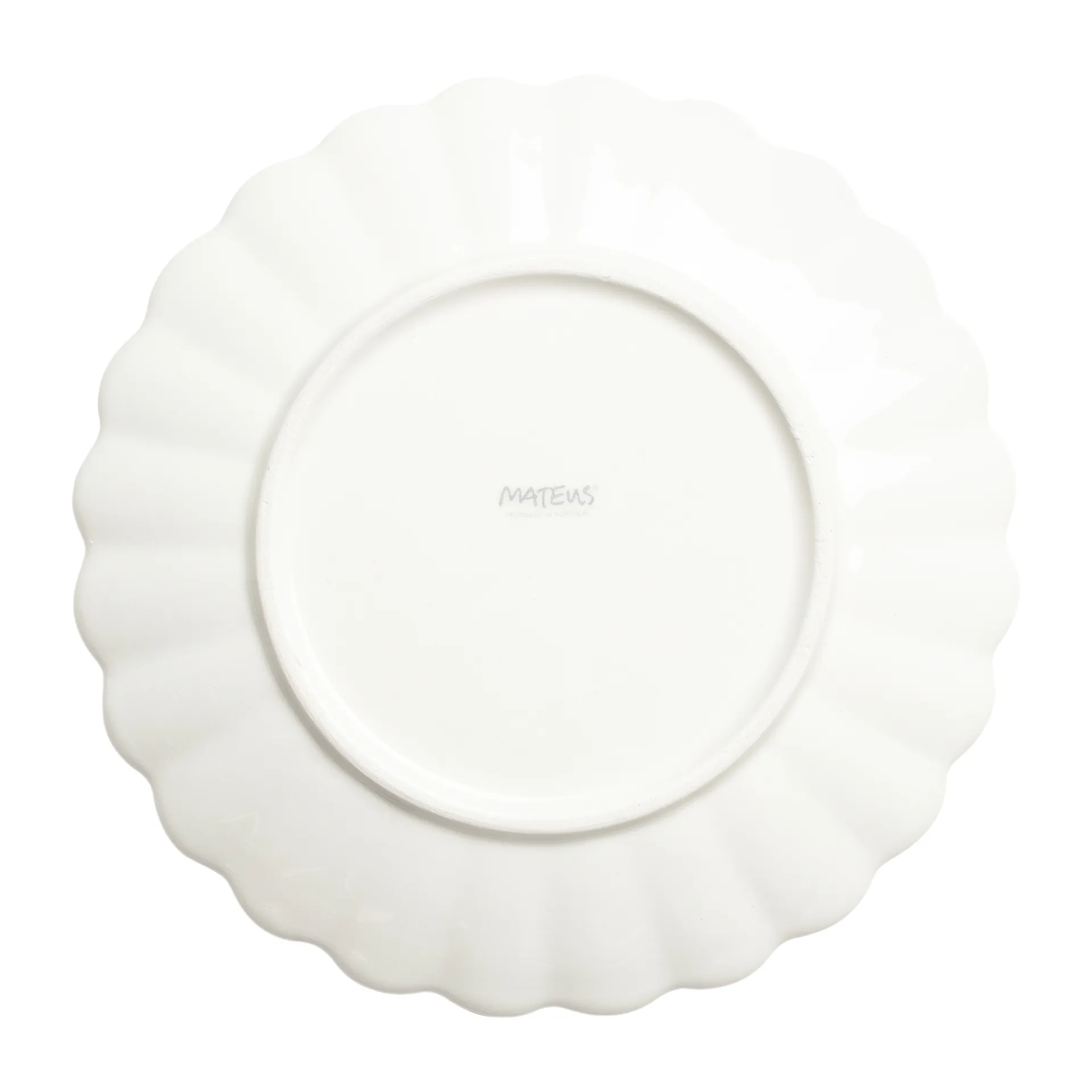 Oyster plate 20 cm, Red Mateus