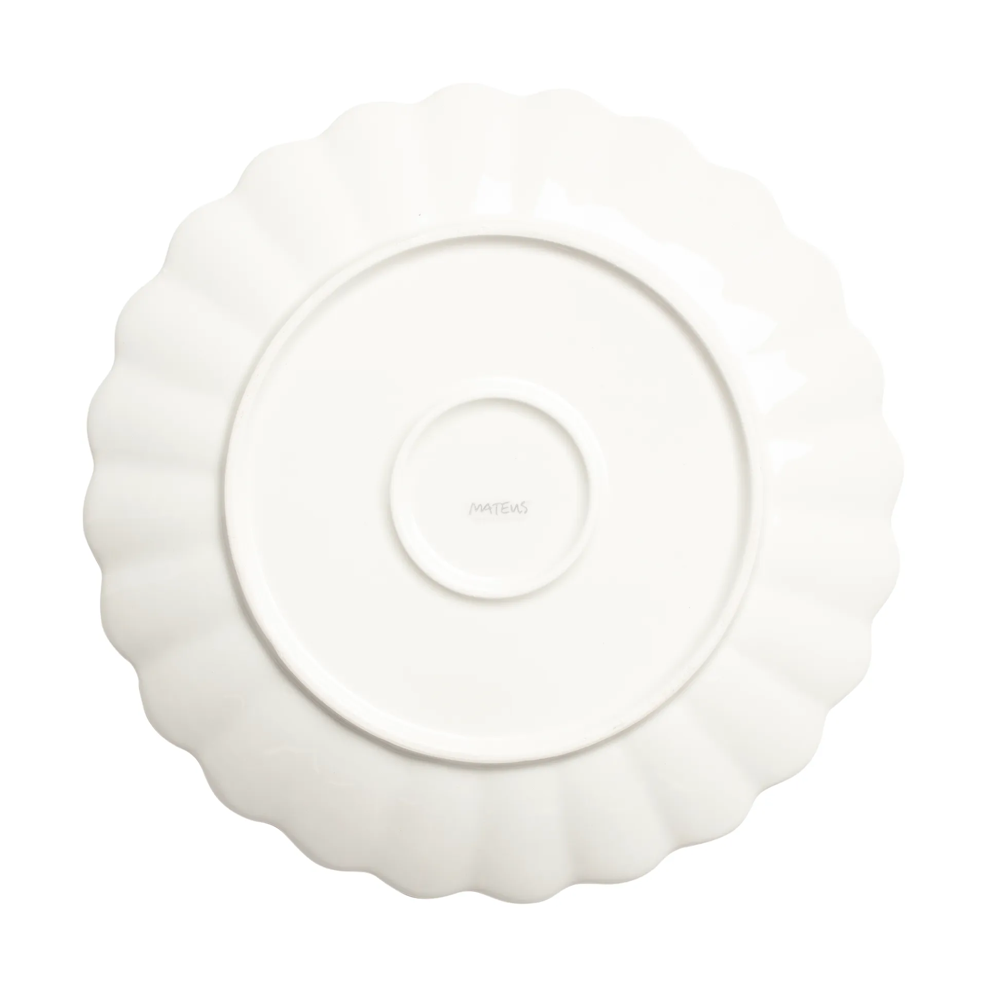 Oyster plate 28 cm, Forest green Mateus