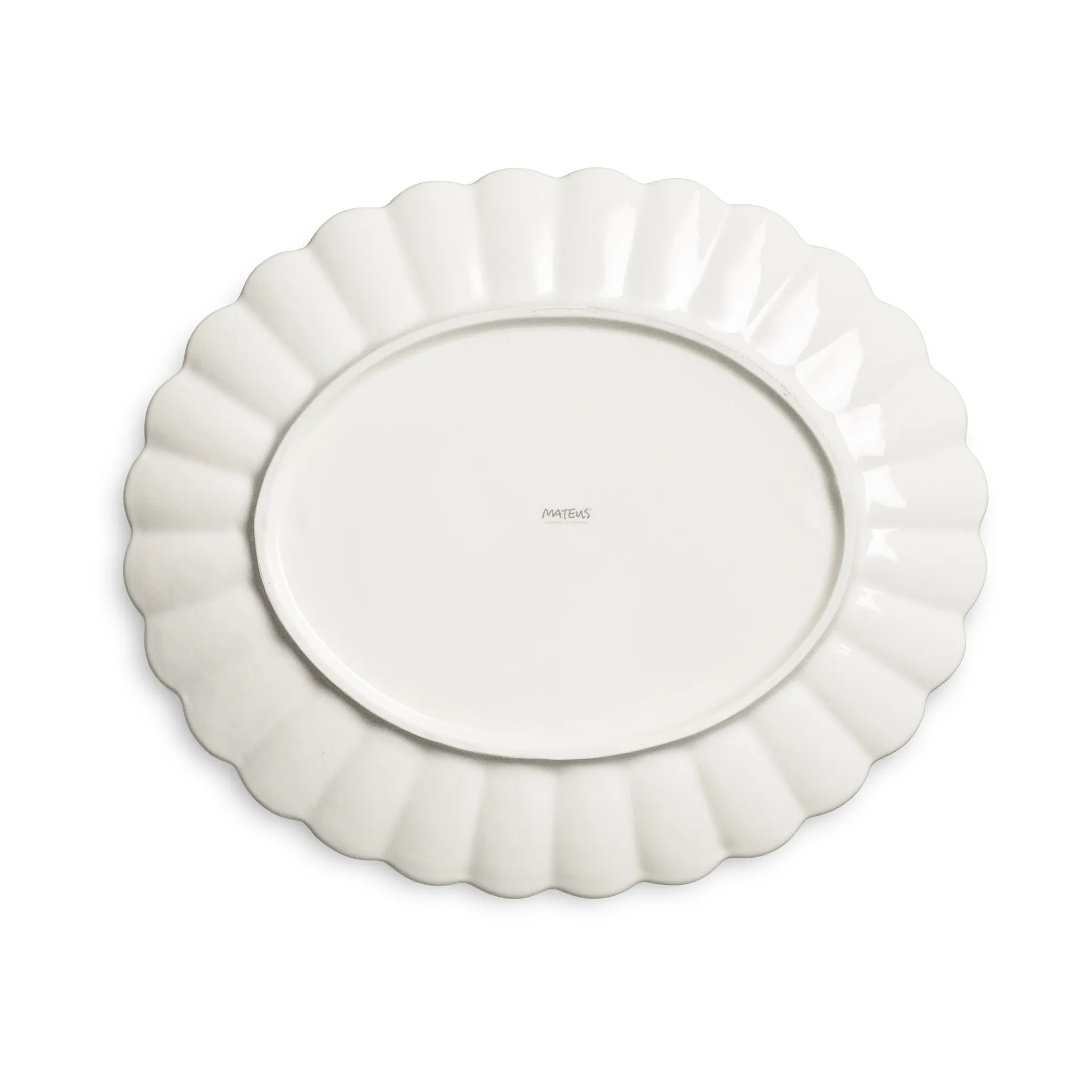 Oyster saucer 30x35 cm, Forest green Mateus