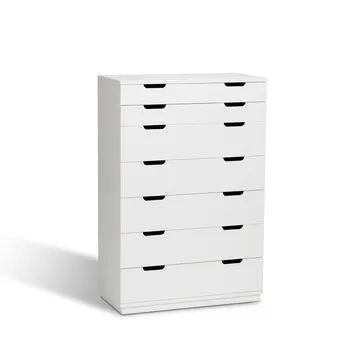 Aoko chest of 7 drawers - White lacquer - Mavis