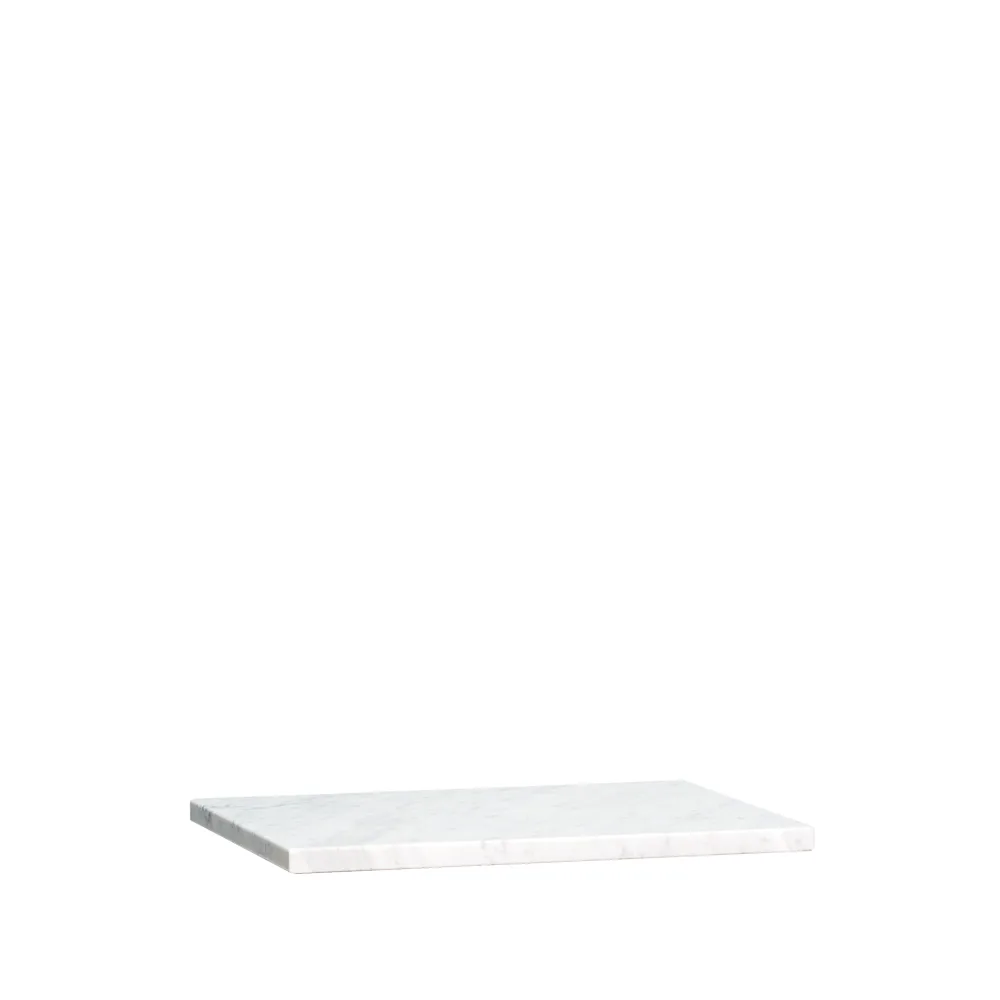 Höllviken top panel, marble white, bedside table Mavis