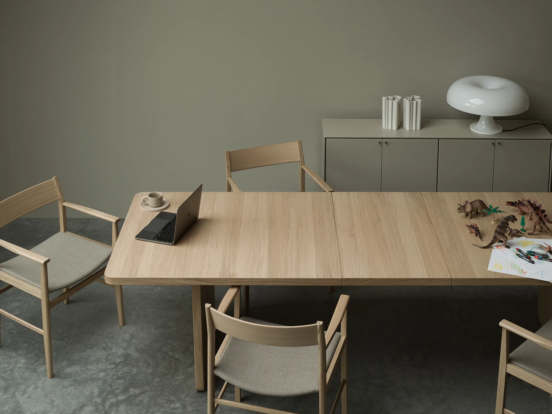 Volt sideboard 80x148 cm, Beige-stainless steel Mavis