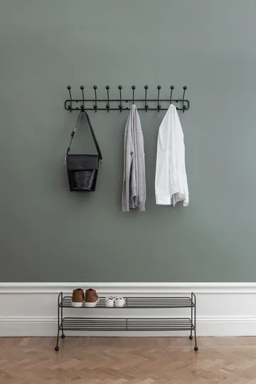 Bill Shoe Shelf L - black-dark brown - Maze
