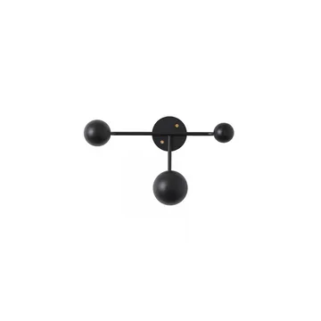 Bill Triple coat rack - Black - Maze