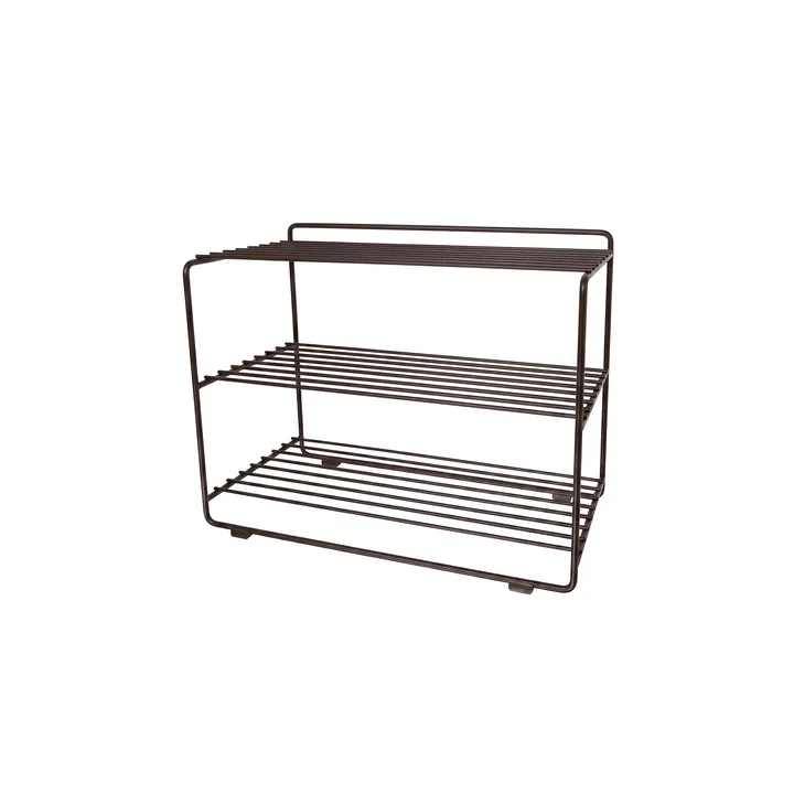 Downtown shoe rack - Dark mocha - Maze