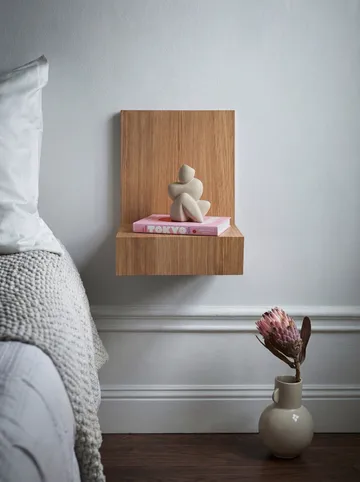 L-shelf wall shelf - Oak, 30x38x29 cm - Maze