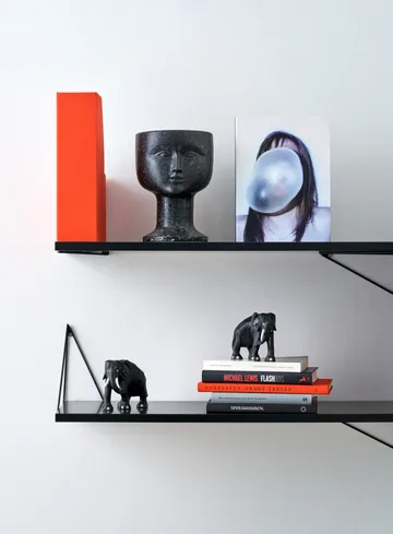 Pythagoras shelf, Large - black - Maze