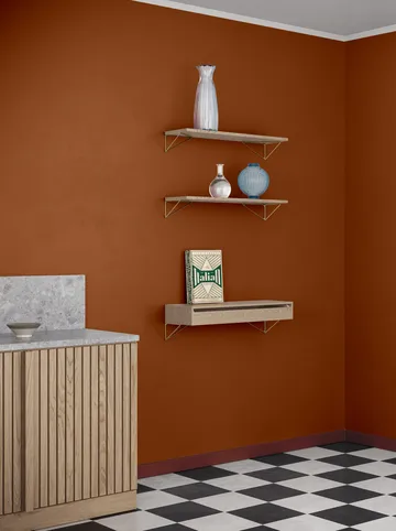 Pythagoras shelf - oak - Maze