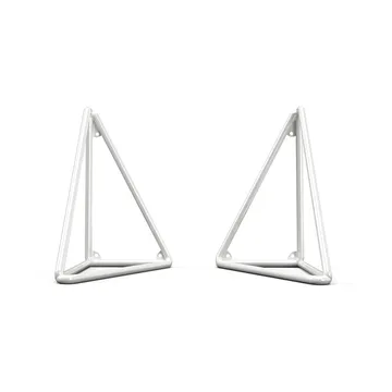 Pythagoras XL Brackets 2-pack - Porcelain white - Maze