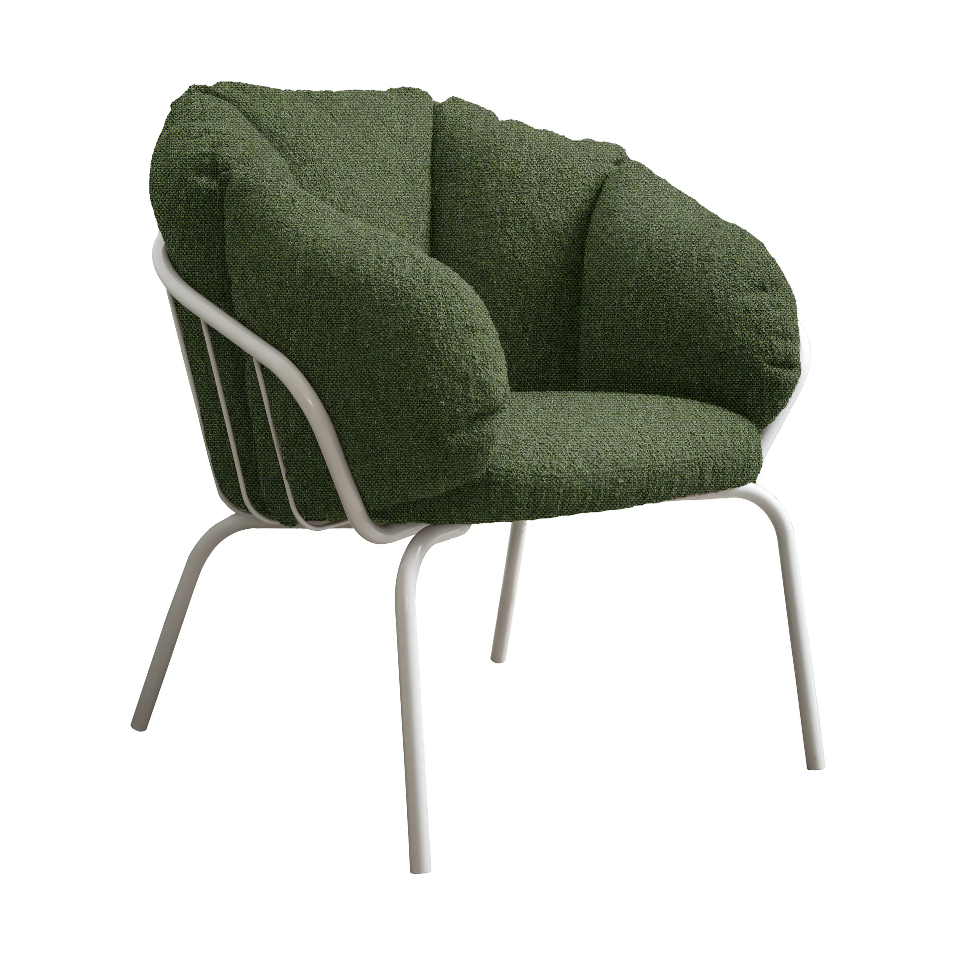 Same Easy armchair, White-green Maze