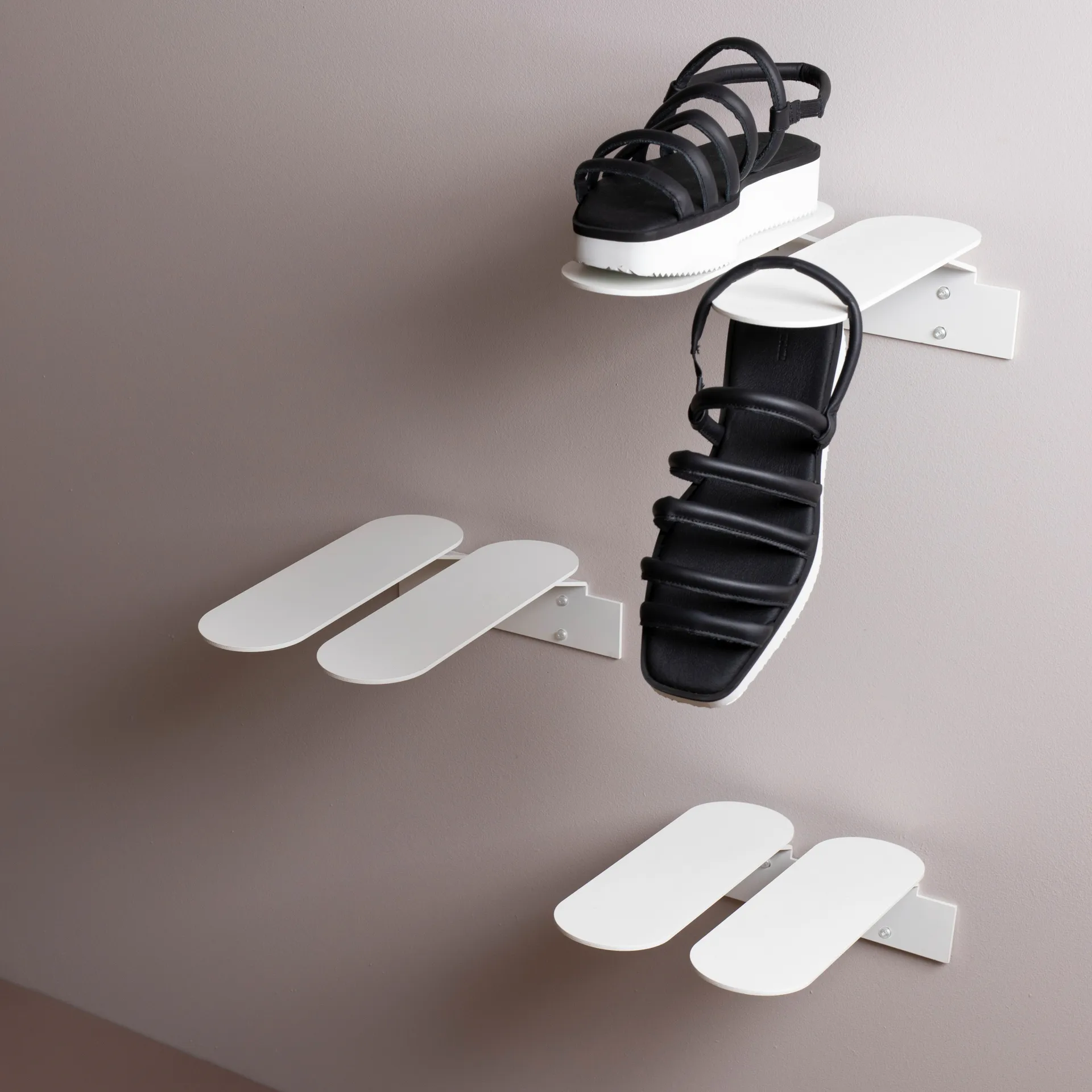 Step S shoe shelf, white Maze