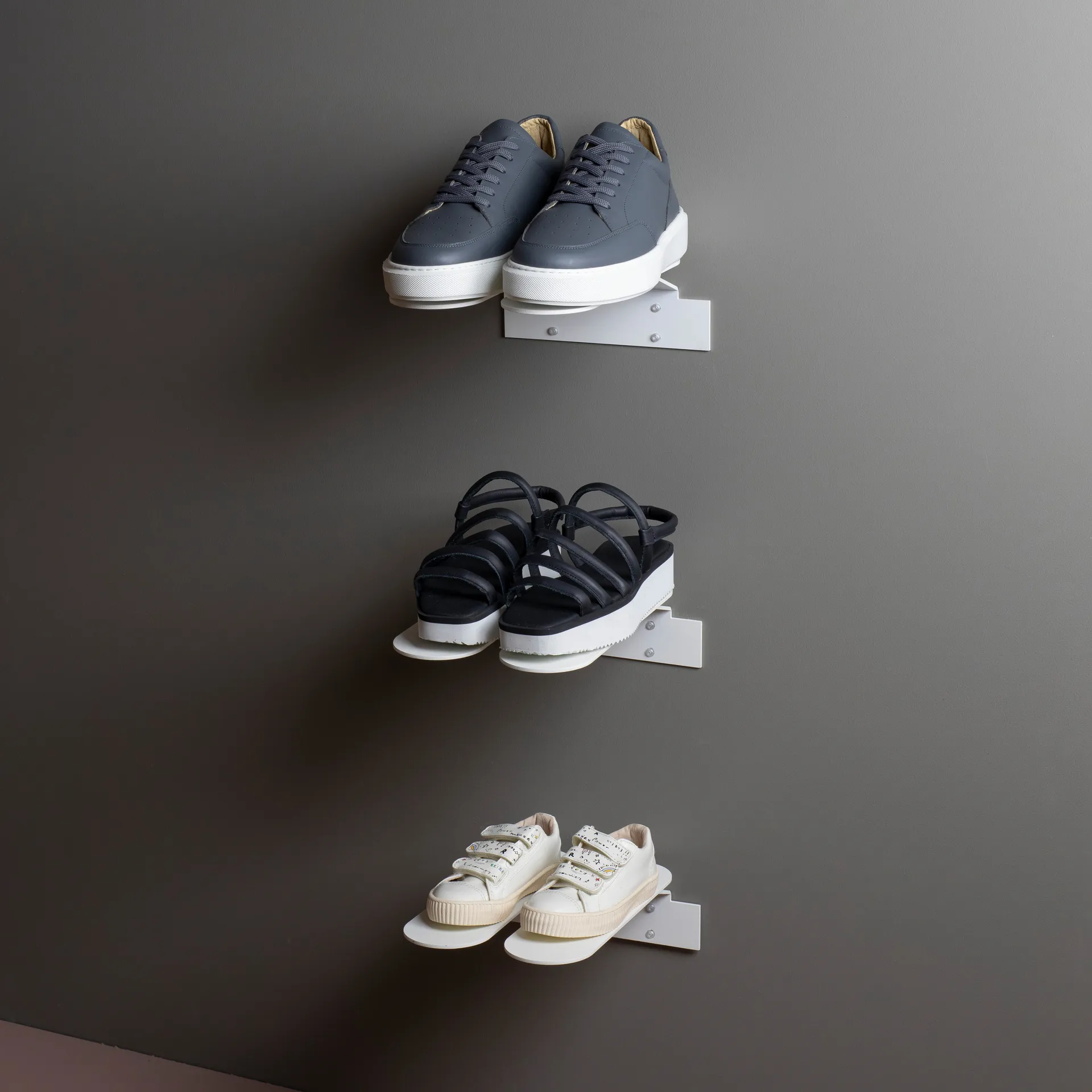 Step S shoe shelf, white Maze