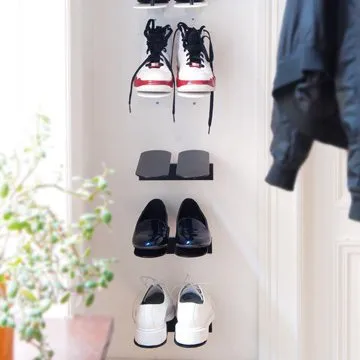 Step S shoe shelf, white Maze