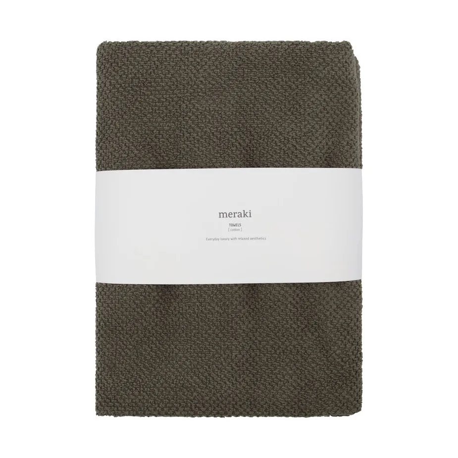 Solid towel 50x100 cm 2-pack, Army Meraki