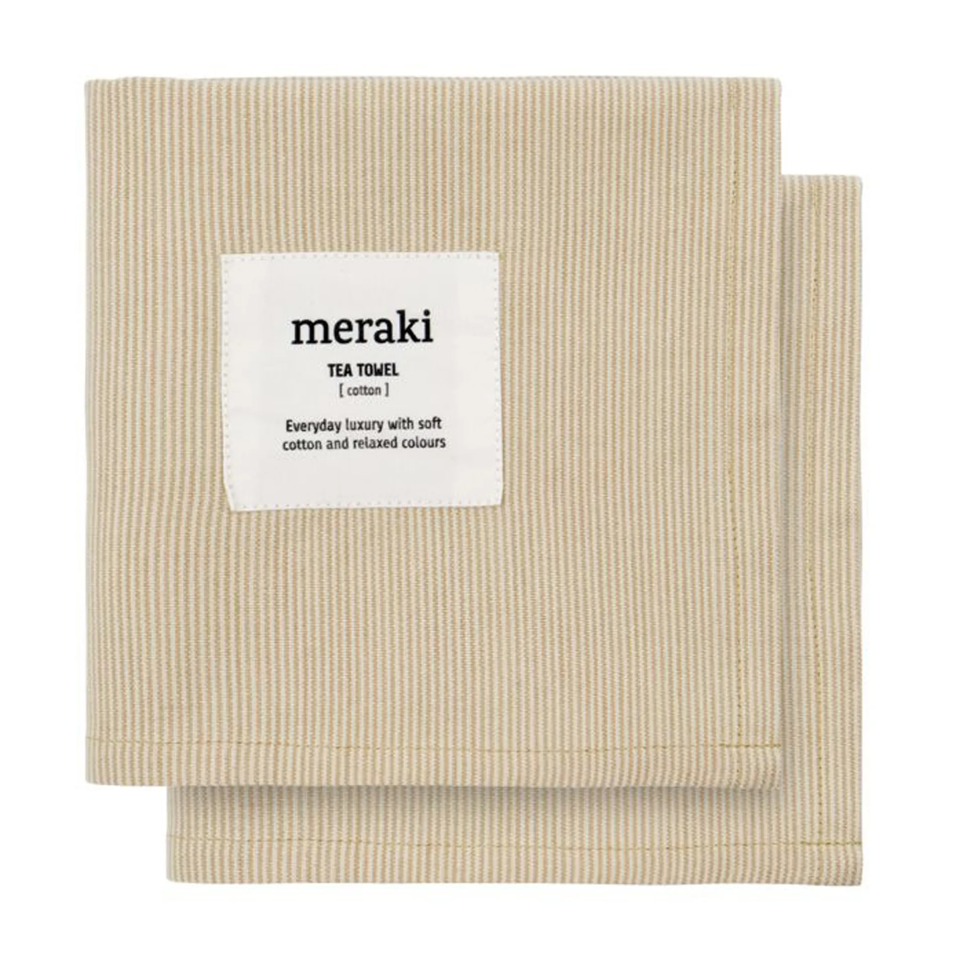 Verum kitchen towel 55x75 cm 2-pack, Off white-safari Meraki