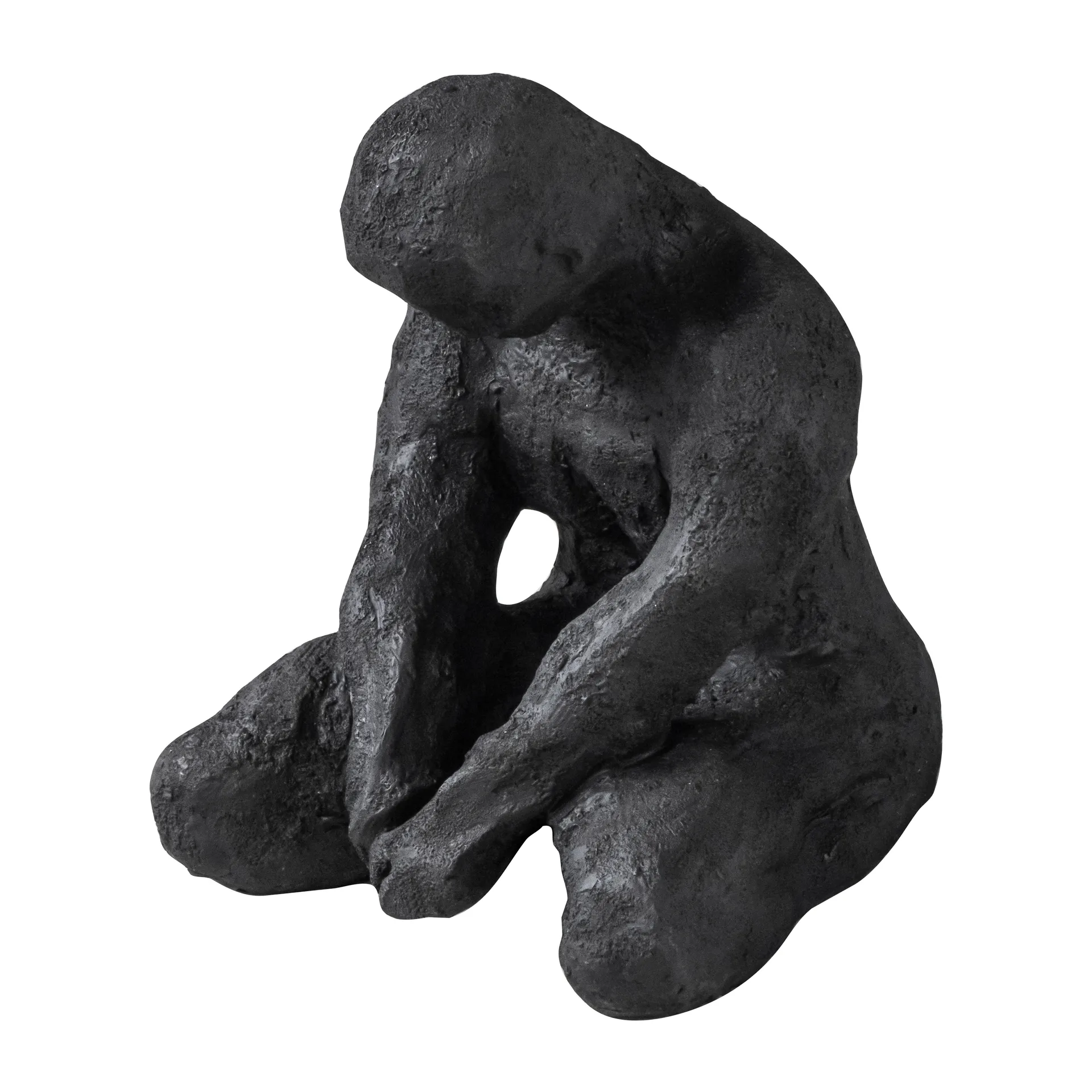 Art piece mediteranian man 15 cm, Black Mette Ditmer