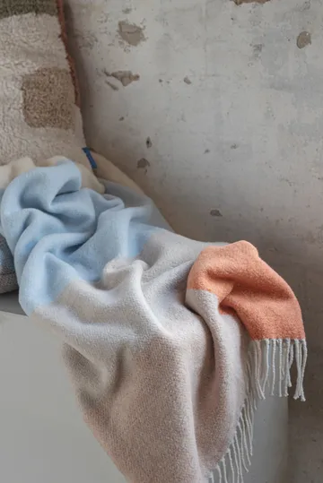 Brick throw 125x190 cm - Light yellow - Mette Ditmer