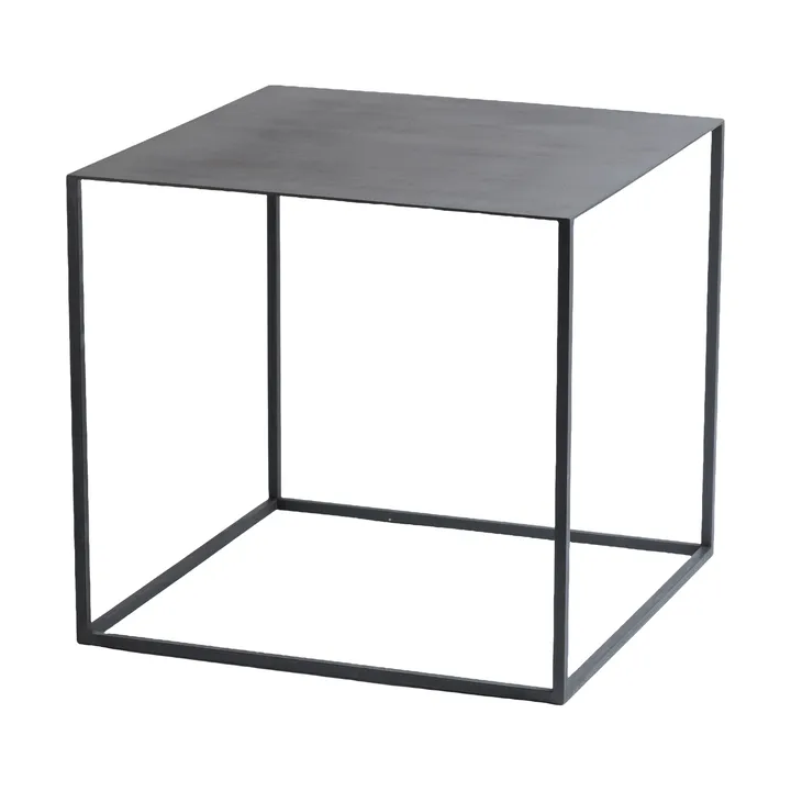 Cubic side table - Black, 43x43x40 cm - Mette Ditmer