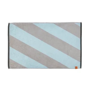 Diagonal bath mat 50x80 cm - Mint - Mette Ditmer