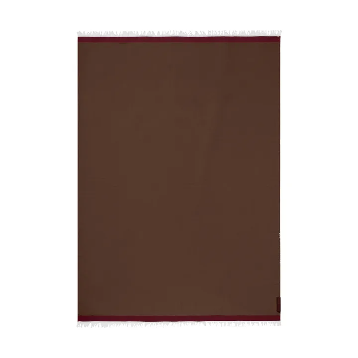 Duet throw - Brown-Beige (brown-beige), 130x175 cm - Mette Ditmer